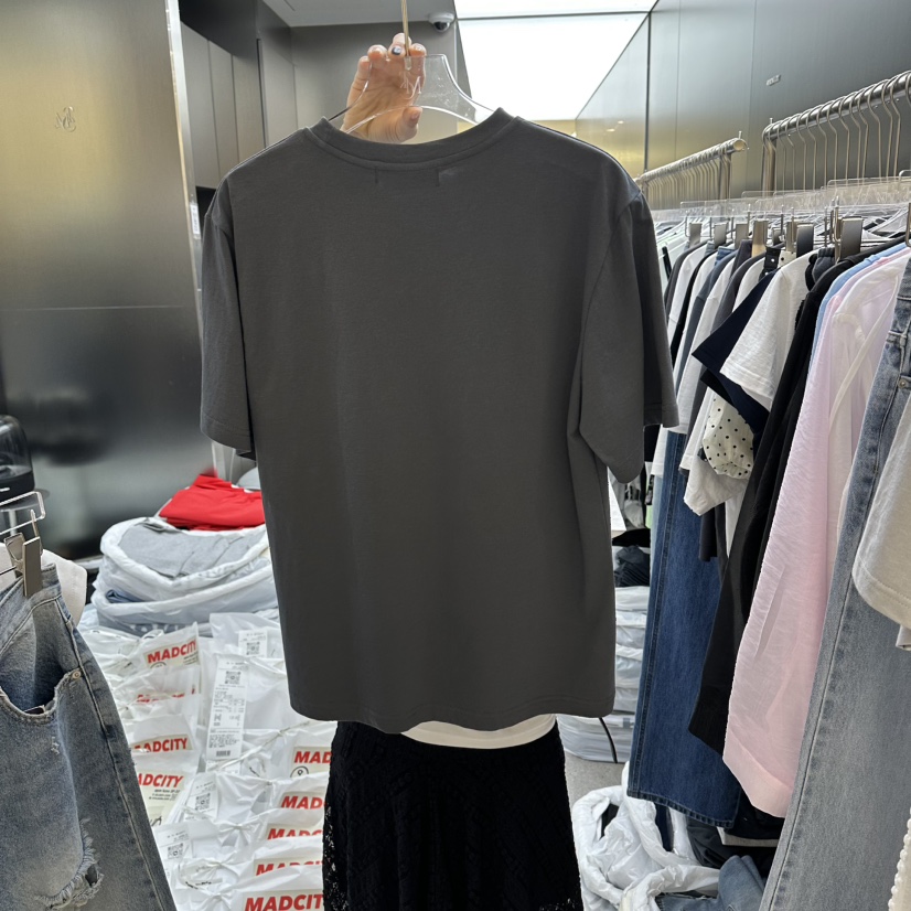 MADCITY/SAGAFURS韓國代購女士新品休閑推薦26春夏職業T恤MADCITY/SAGAFURST恤
