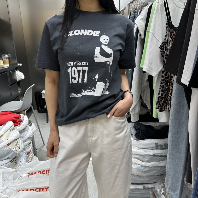 MADCITY/SAGAFURS韓國代購女士新品休閑推薦26春夏職業T恤MADCITY/SAGAFURST恤