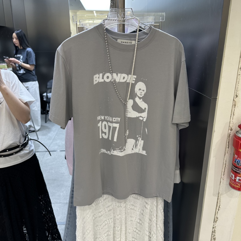 MADCITY/SAGAFURS韓國代購女士新品休閑推薦26春夏職業T恤MADCITY/SAGAFURST恤圖色1