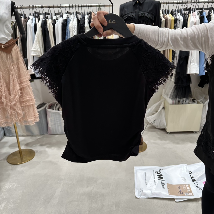 BUBBLE/LOTTIMO韓國直郵女裝新款26春夏推薦職業休閑T恤BUBBLE/LOTTIMOT恤