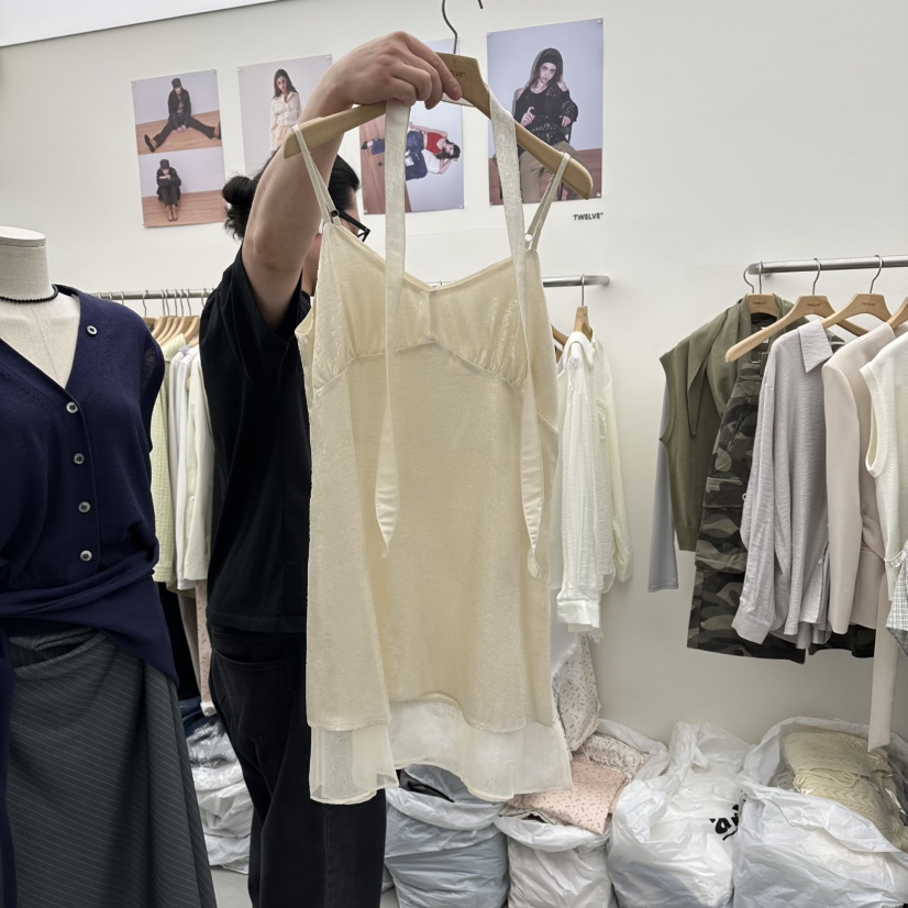 TWELVE韓國直郵實拍女裝新款推薦26春夏休閑連衣裙含脖帶TWELVE連衣裙圖色1