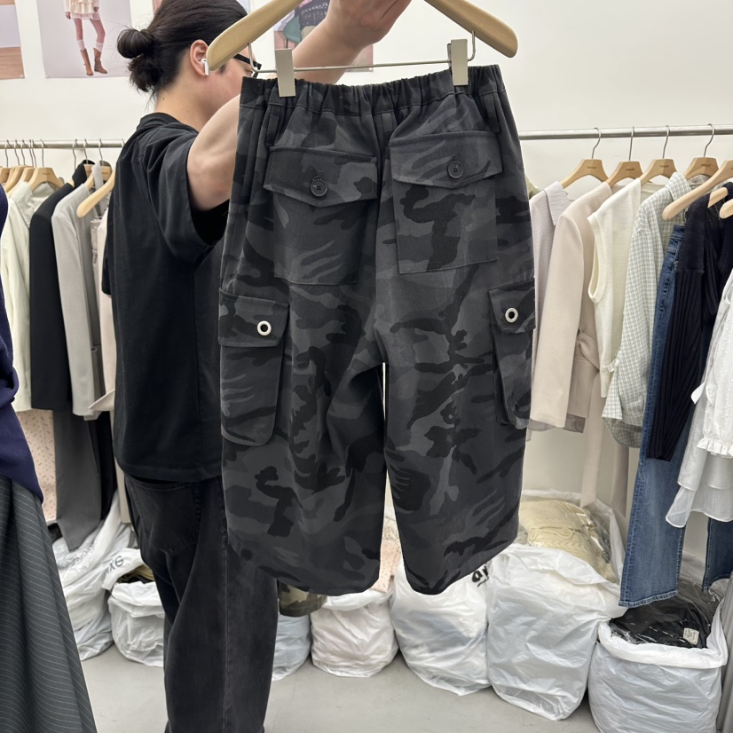 TWELVE韓國東大門代購女士新款人氣26春夏推薦職業短褲迷彩TWELVE短褲