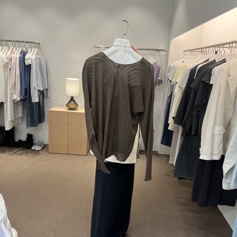 SIHO ARCHIVE韓國東大門代購女士新款時尚針織衫不含項鏈V領亞麻SIHO ARCHIVE針織衫