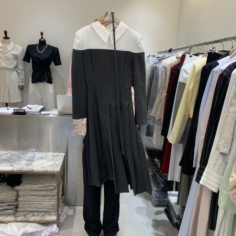 INNO韓國直郵女裝新品推薦熱賣26春夏時尚連衣裙包含腰帶INNO連衣裙圖色2