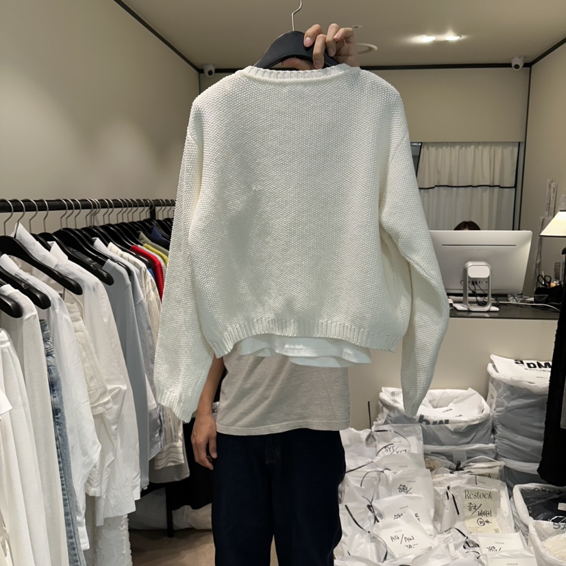 RE STOCK韓國東大門代購女士新款時尚熱賣針織衫不含內搭RE STOCK針織衫