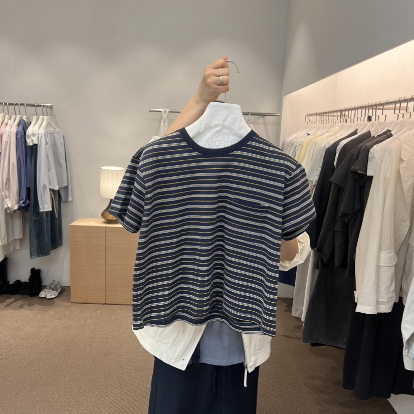 SIHO ARCHIVE韓國直郵實拍女士新款26春夏熱賣人氣休閑T恤SIHO ARCHIVET恤圖色2