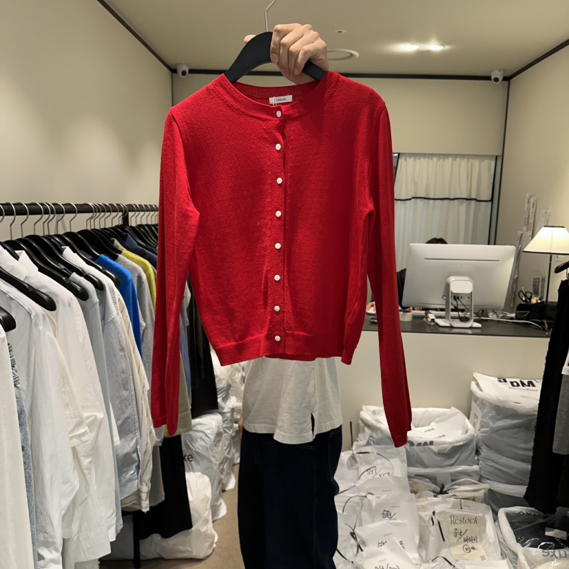 RE STOCK韓國東大門代購女士新款推薦26春夏人氣職業針織衫RE STOCK針織衫圖色2