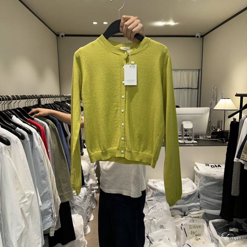 RE STOCK韓國東大門代購女士新款推薦26春夏人氣職業針織衫RE STOCK針織衫圖色4