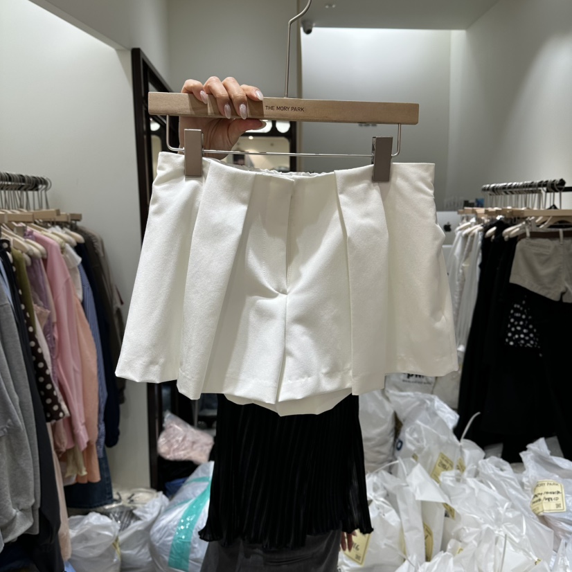 THEMORYPARK韓國直郵實拍女裝新品26春夏休閑職業推薦短褲THE MORY PARK短褲圖色1