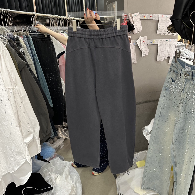 MOMAZU韓國東大門直郵女裝新款時尚推薦休閑職業休閑褲水洗MOMAZU休閑褲