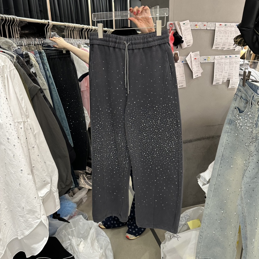 MOMAZU韓國東大門直郵女裝新款時尚推薦休閑職業休閑褲水洗MOMAZU休閑褲圖色1