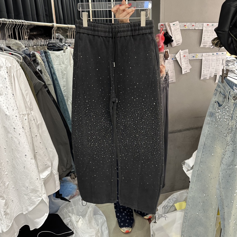 MOMAZU韓國東大門直郵女裝新款時尚推薦休閑職業休閑褲水洗MOMAZU休閑褲圖色2