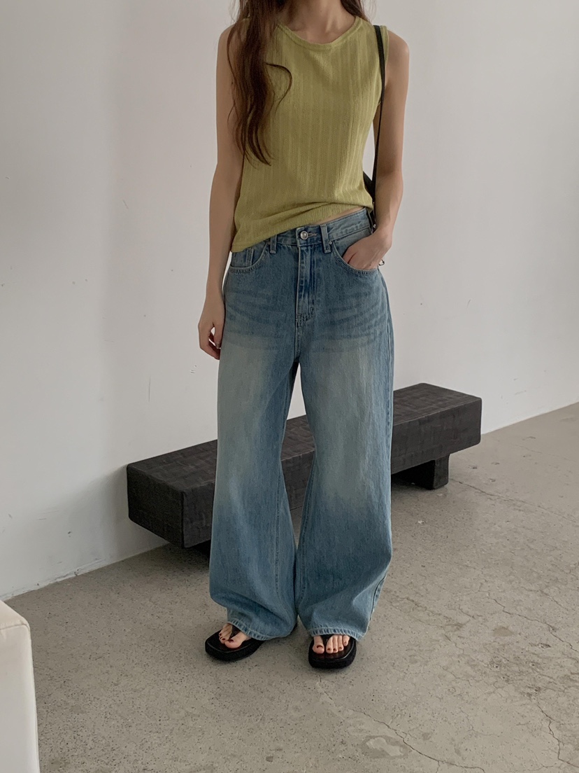 EOMPIT東大門直郵女士新品熱賣休閑職業時尚真品推薦牛仔褲EOMPIT牛仔褲