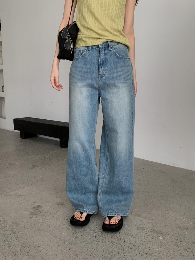 EOMPIT東大門直郵女士新品熱賣休閑職業時尚真品推薦牛仔褲EOMPIT牛仔褲