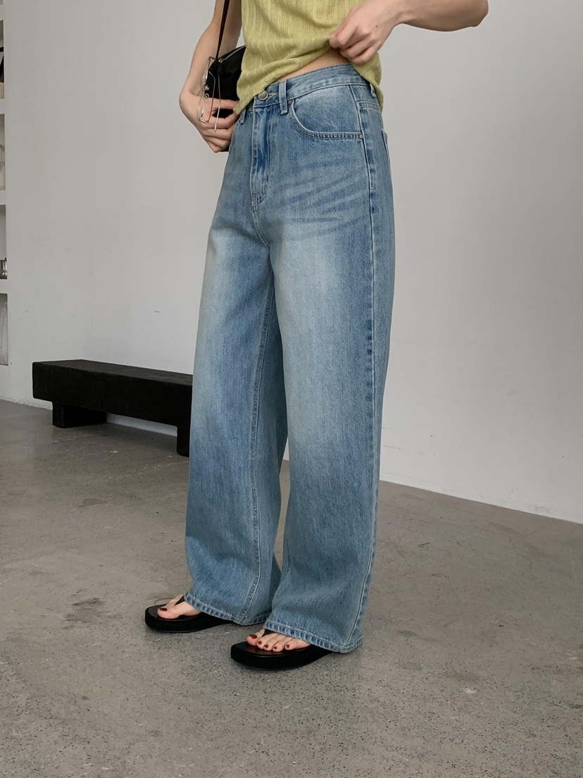 EOMPIT東大門直郵女士新品熱賣休閑職業時尚真品推薦牛仔褲EOMPIT牛仔褲