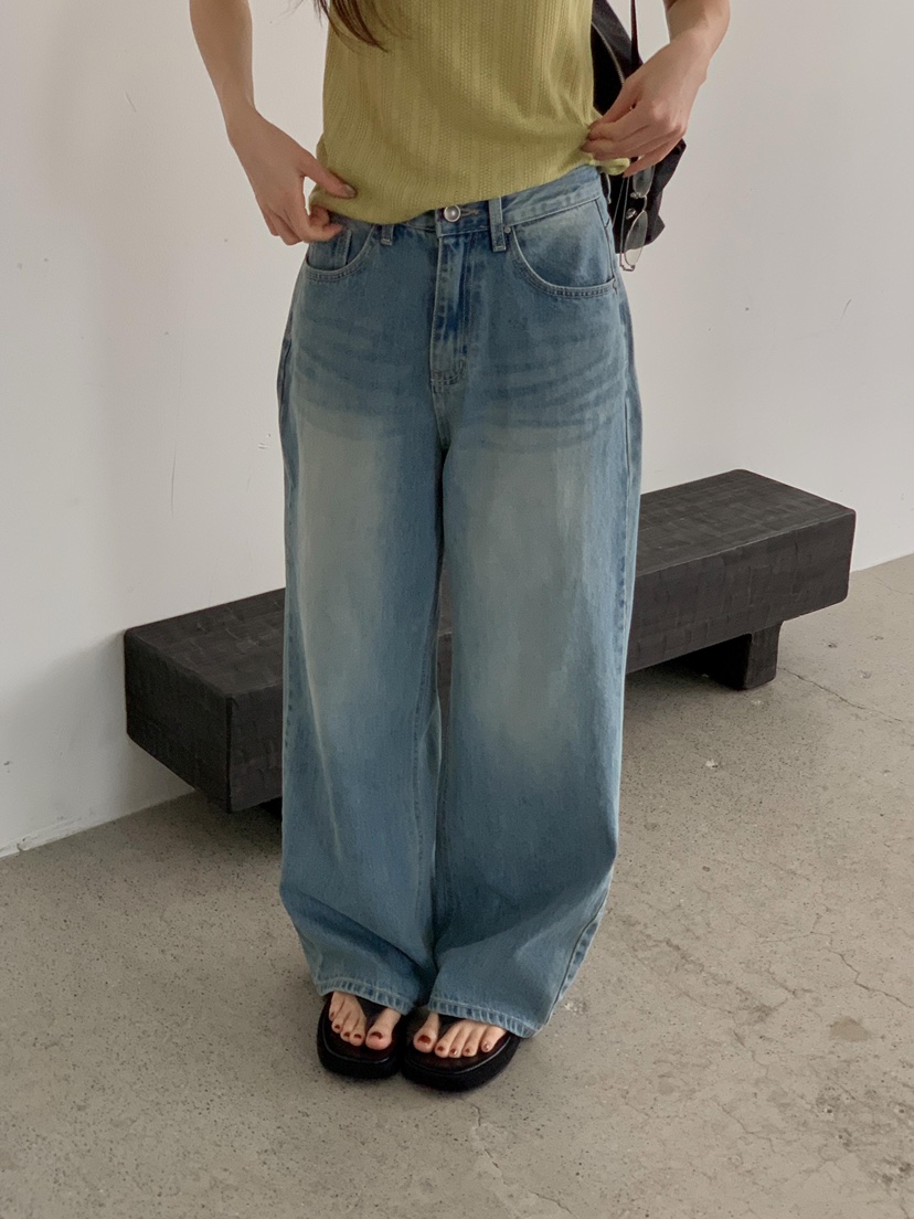 EOMPIT東大門直郵女士新品熱賣休閑職業時尚真品推薦牛仔褲EOMPIT牛仔褲