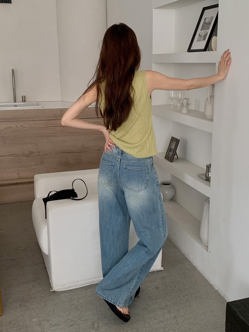 EOMPIT東大門直郵女士新品熱賣休閑職業時尚真品推薦牛仔褲EOMPIT牛仔褲