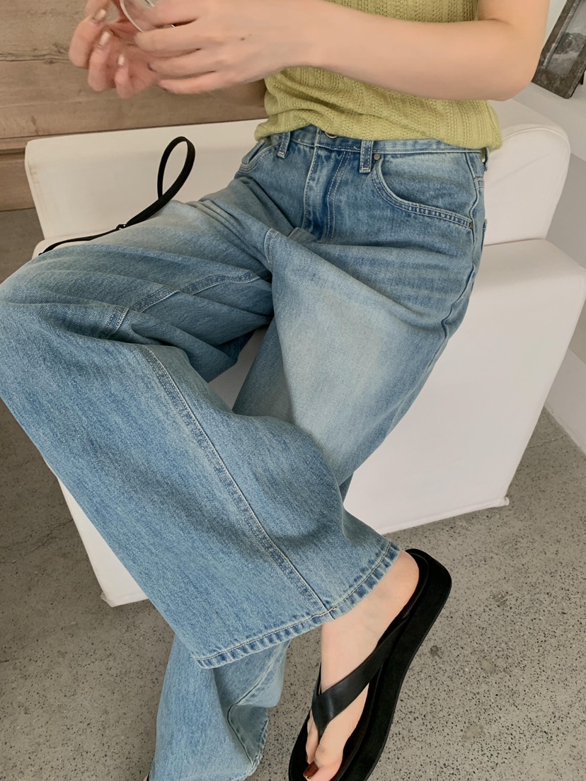 EOMPIT東大門直郵女士新品熱賣休閑職業時尚真品推薦牛仔褲EOMPIT牛仔褲