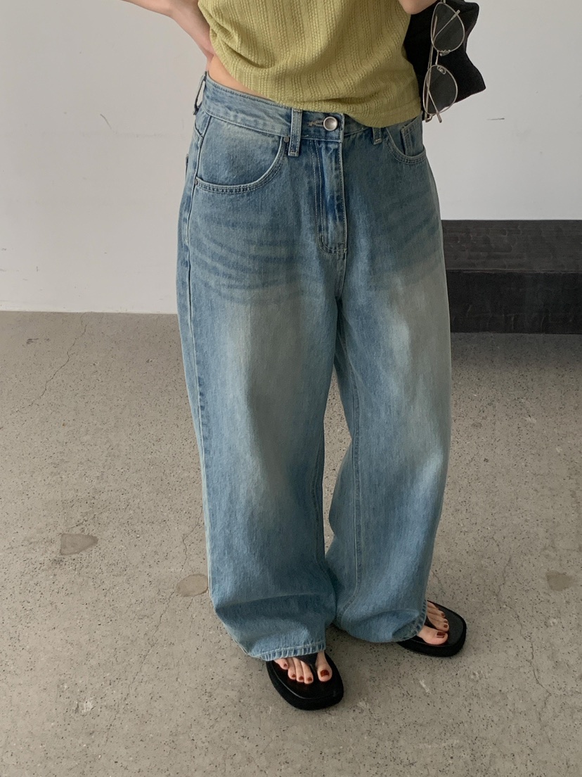 EOMPIT東大門直郵女士新品熱賣休閑職業時尚真品推薦牛仔褲EOMPIT牛仔褲