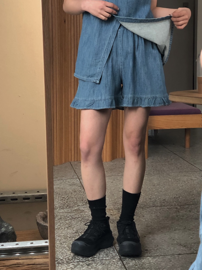 ONDO-P韓國代購女士新品熱賣推薦休閑時尚人氣短褲荷葉邊ONDO-P短褲