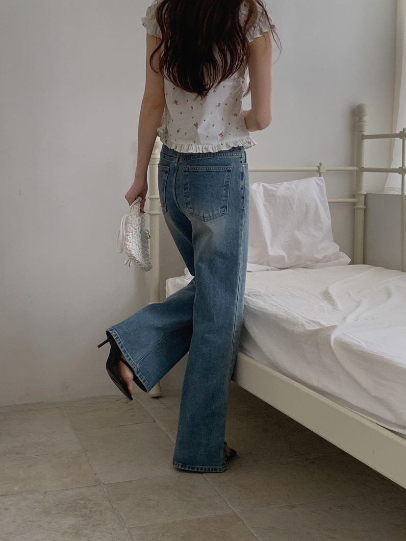 EOMPIT東大門直郵女裝新款熱賣人氣26春夏推薦職業牛仔褲EOMPIT牛仔褲