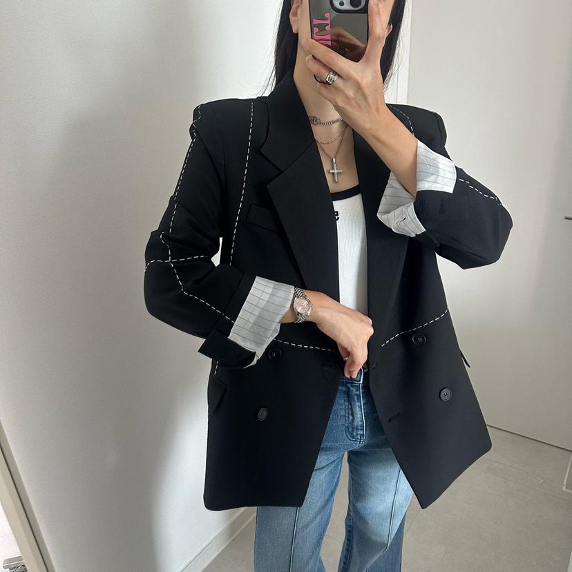 SOUIT韓國直郵女士新品推薦26春夏休閑熱賣時尚真品職業夾克SOUIT by mabel-L夾克