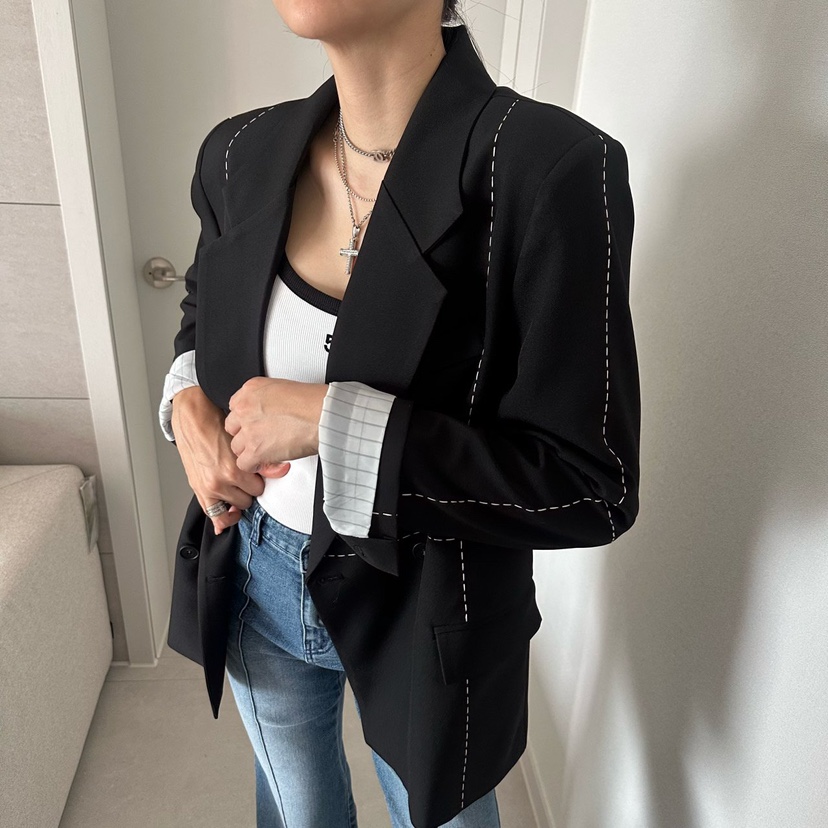 SOUIT韓國直郵女士新品推薦26春夏休閑熱賣時尚真品職業夾克SOUIT by mabel-L夾克