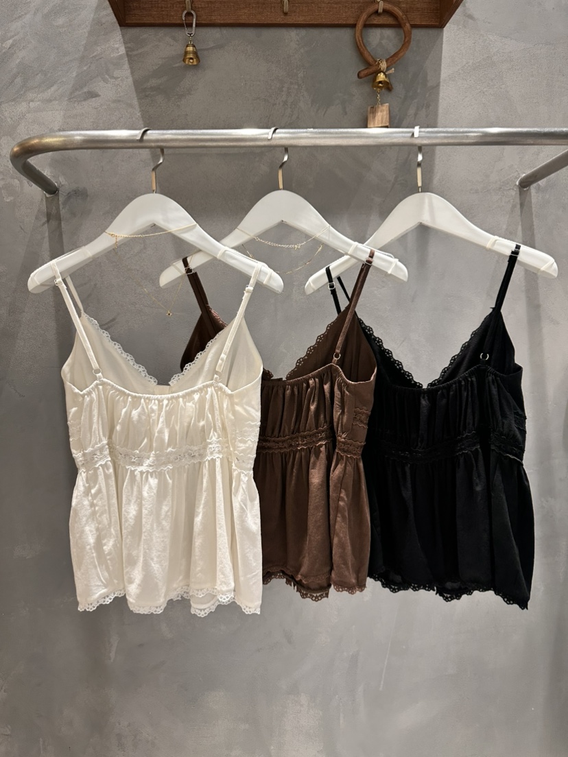 KIFF東大門直郵女裝新品人氣休閑真品職業26春夏吊帶背心蕾絲KIFF吊帶/背心