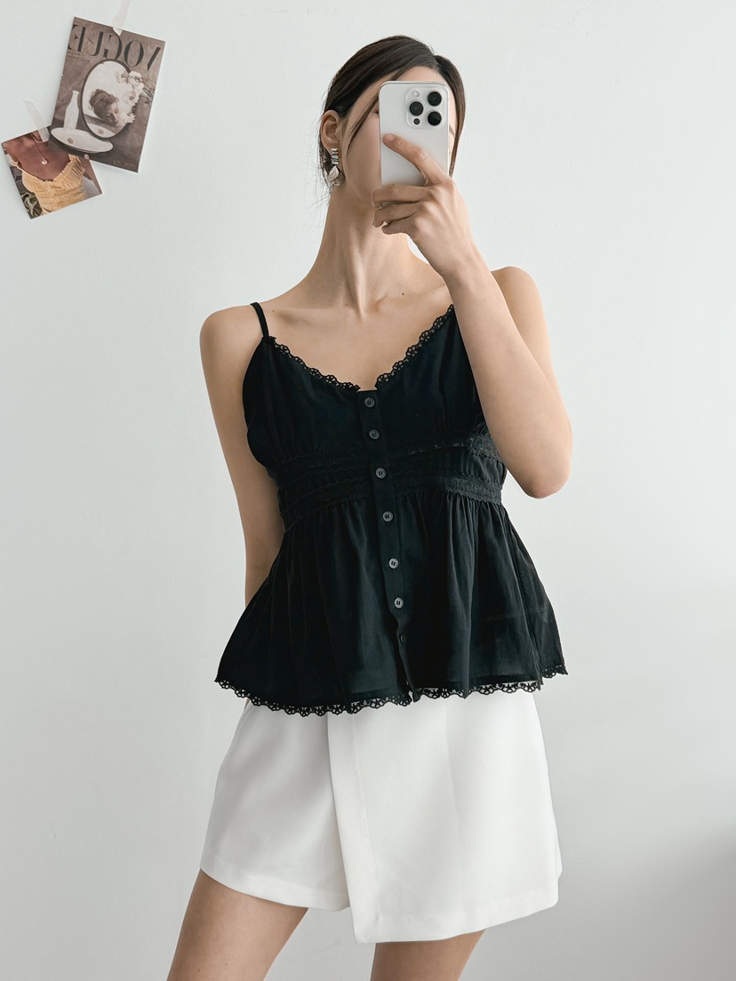 KIFF東大門直郵女裝新品人氣休閑真品職業26春夏吊帶背心蕾絲KIFF吊帶/背心