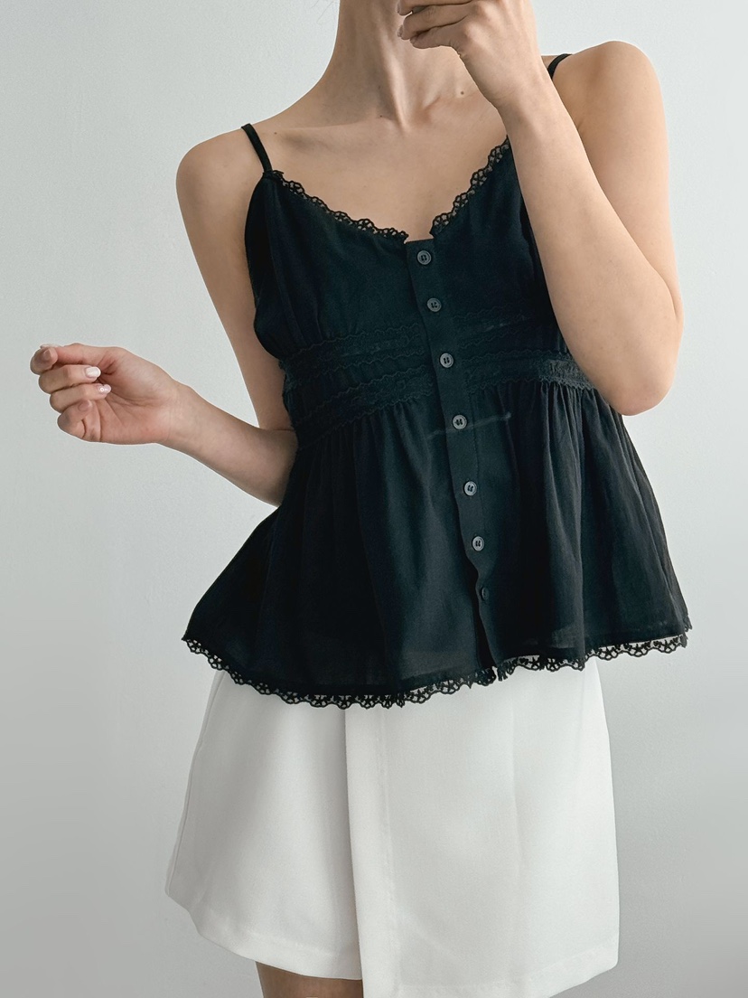 KIFF東大門直郵女裝新品人氣休閑真品職業26春夏吊帶背心蕾絲KIFF吊帶/背心