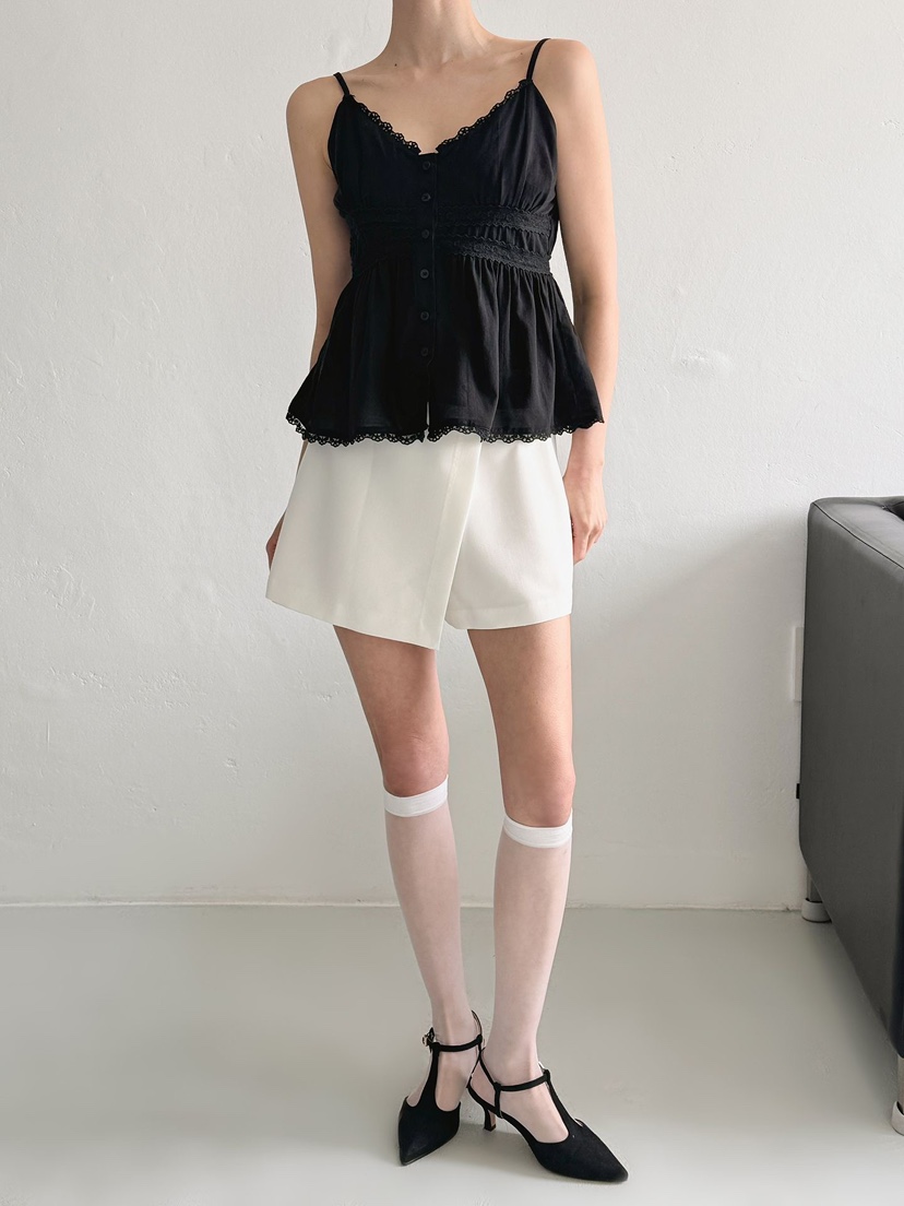 KIFF東大門直郵女裝新品人氣休閑真品職業26春夏吊帶背心蕾絲KIFF吊帶/背心