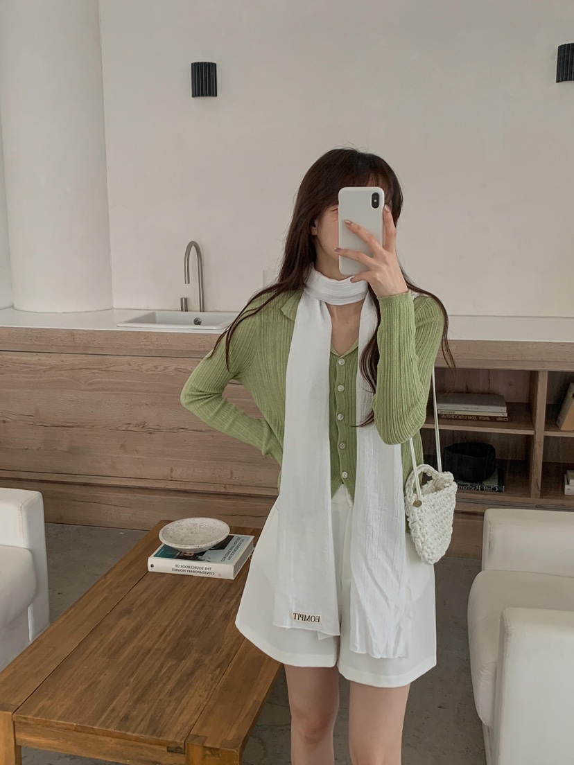 EOMPIT韓國代購女士新品推薦人氣熱賣26春夏時尚圍巾披肩EOMPIT圍巾/披肩