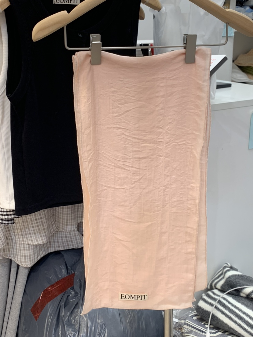 EOMPIT韓國代購女士新品推薦人氣熱賣26春夏時尚圍巾披肩EOMPIT圍巾/披肩圖色1