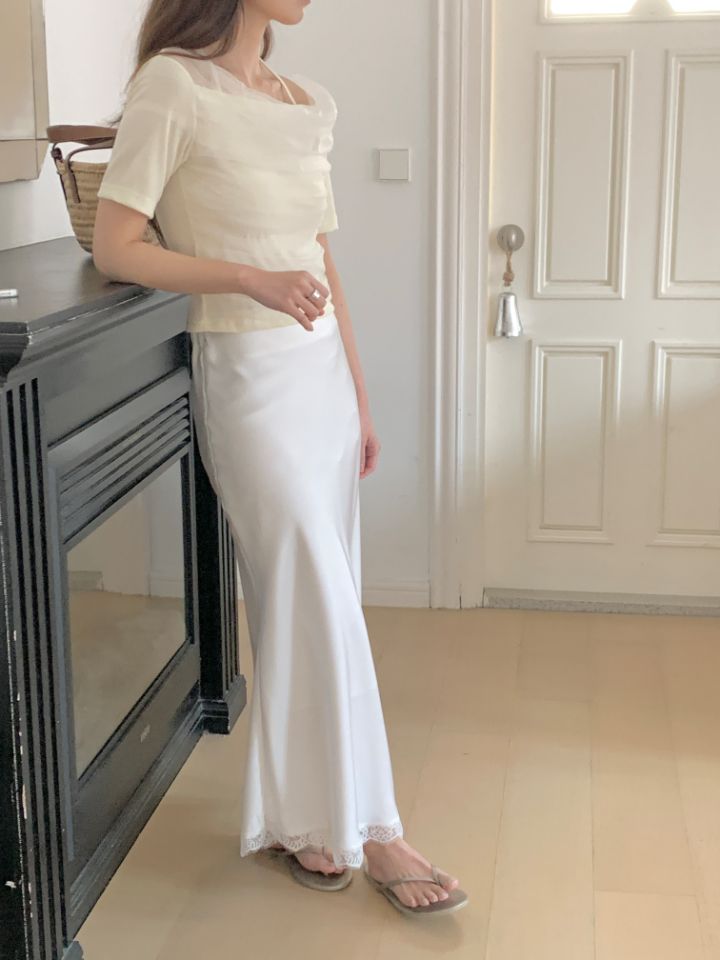 CRONG韓國直郵女士新品推薦26春夏時尚職業真品襯衫蕾絲衫CRONG襯衫/蕾絲衫