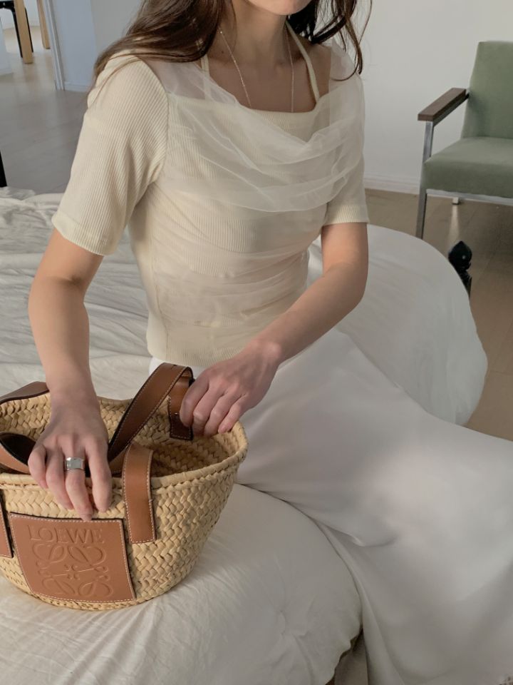 CRONG韓國直郵女士新品推薦26春夏時尚職業真品襯衫蕾絲衫CRONG襯衫/蕾絲衫