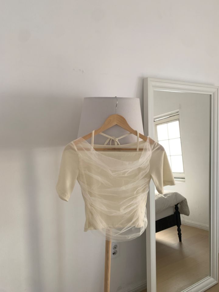 CRONG韓國直郵女士新品推薦26春夏時尚職業真品襯衫蕾絲衫CRONG襯衫/蕾絲衫圖色1