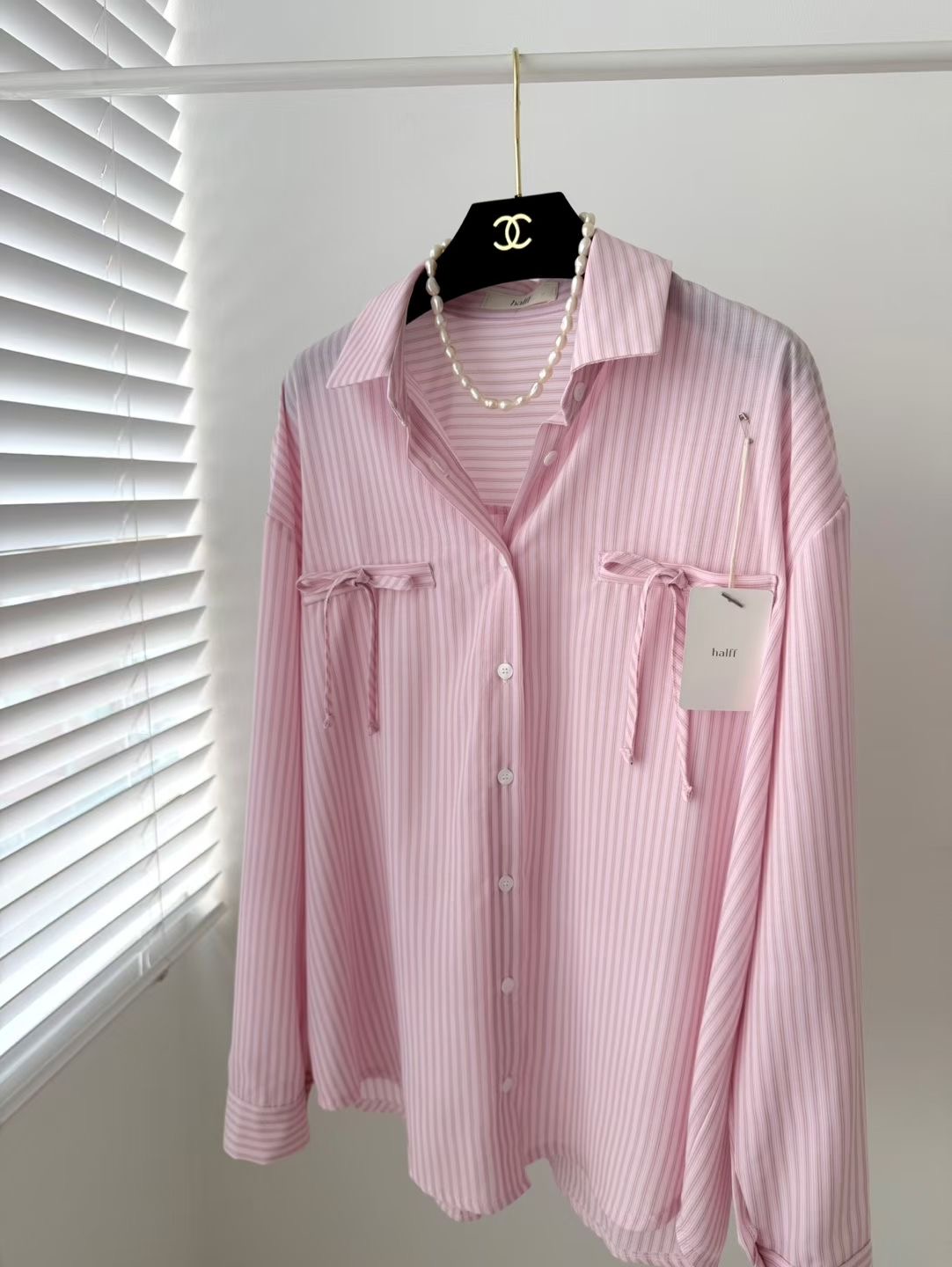 HALFF東大門直郵女裝新款熱賣26春夏職業襯衫蕾絲衫不含配飾HALFF-2件起襯衫/蕾絲衫圖色1