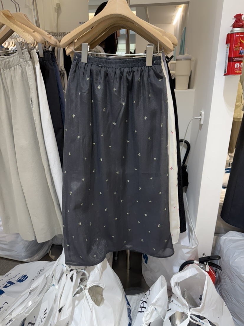 MONE-A韓國代購女士新品真品休閑人氣26春夏半身裙中短裙MONE-A半身裙/中短裙