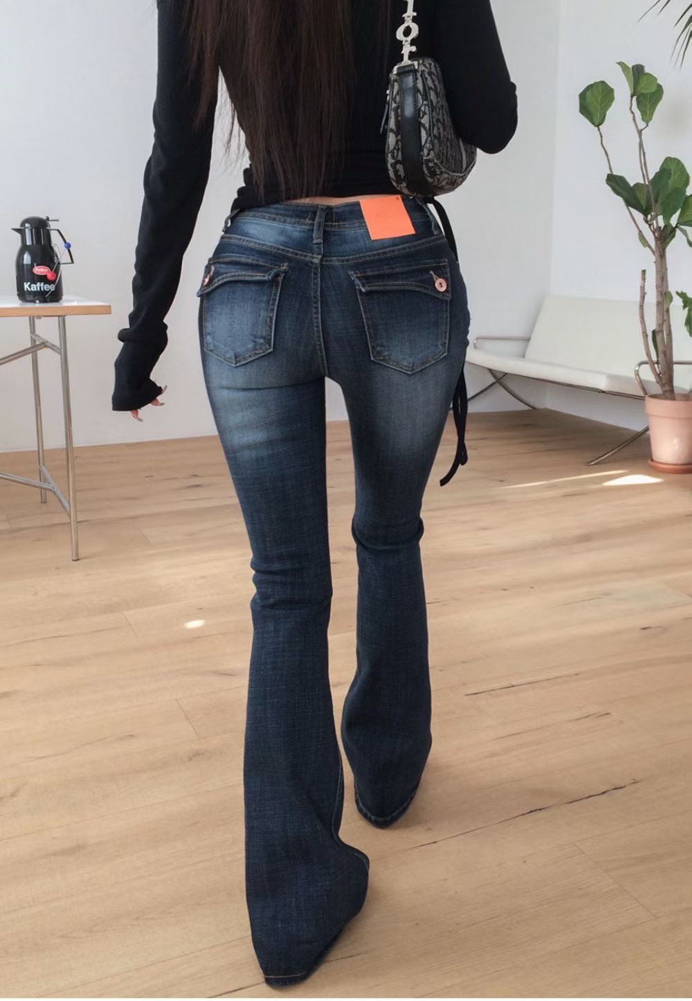 JJIM東大門直郵女士新品熱賣推薦真品職業休閑人氣牛仔褲JJIM牛仔褲