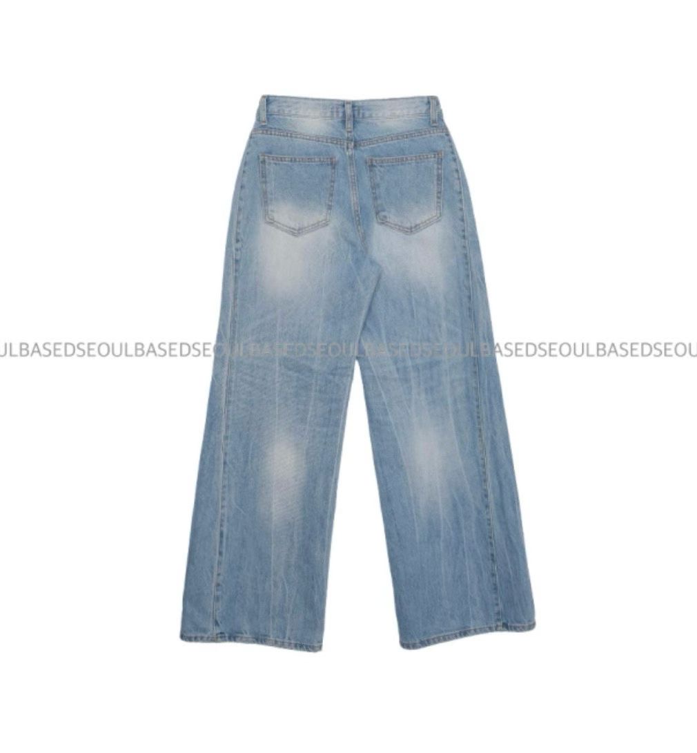 JJIM韓國代購女裝新款時尚推薦真品休閑26春夏熱賣牛仔褲JJIM牛仔褲