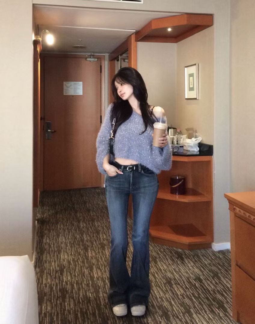 JJIM東大門直郵女士新品熱賣時尚推薦職業26春夏真品牛仔褲JJIM牛仔褲