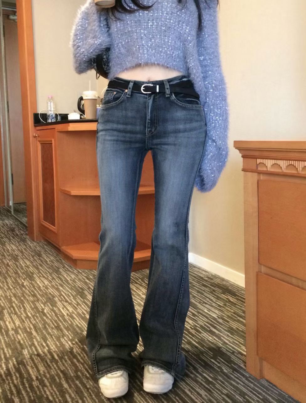 JJIM東大門直郵女士新品熱賣時尚推薦職業26春夏真品牛仔褲JJIM牛仔褲