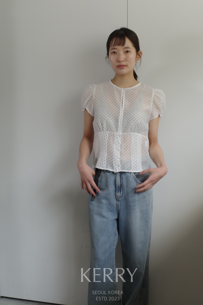 KERRY韓國代購女裝新款人氣26春夏休閑時尚真品襯衫蕾絲衫KERRY襯衫/蕾絲衫