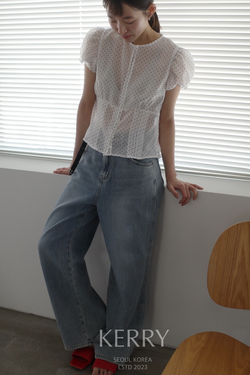 KERRY韓國代購女裝新款人氣26春夏休閑時尚真品襯衫蕾絲衫KERRY襯衫/蕾絲衫