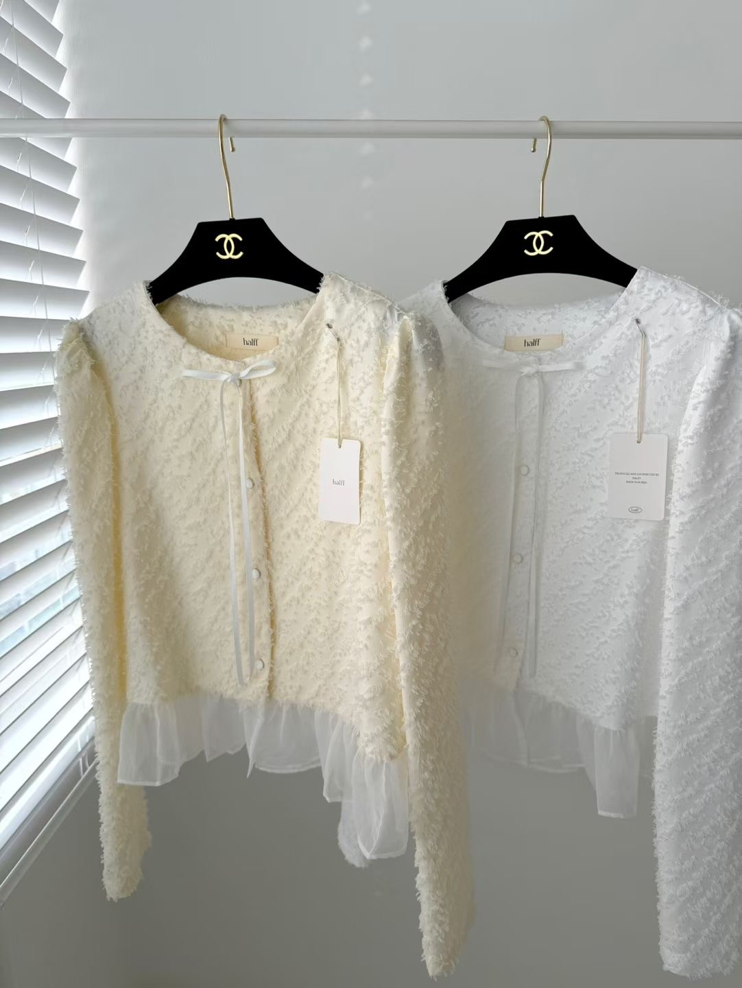 HALFF韓國代購女士新品職業熱賣人氣推薦時尚針織衫不含配飾HALFF-2件起針織衫圖色2左二色