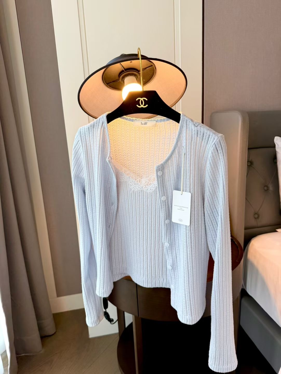 HALFF東大門實拍女士新款休閑26春夏人氣推薦套裝不含配飾HALFF-2件起套裝圖色1