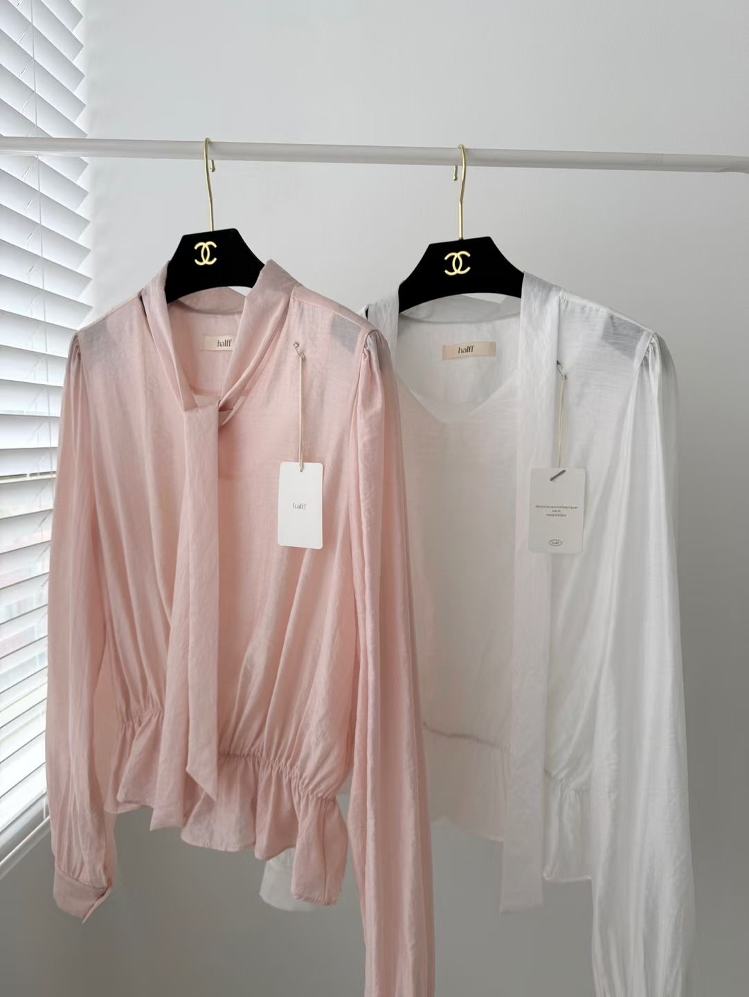 HALFF東大門實拍女裝新品熱賣人氣真品休閑推薦襯衫蕾絲衫HALFF-2件起襯衫/蕾絲衫圖色2左二色