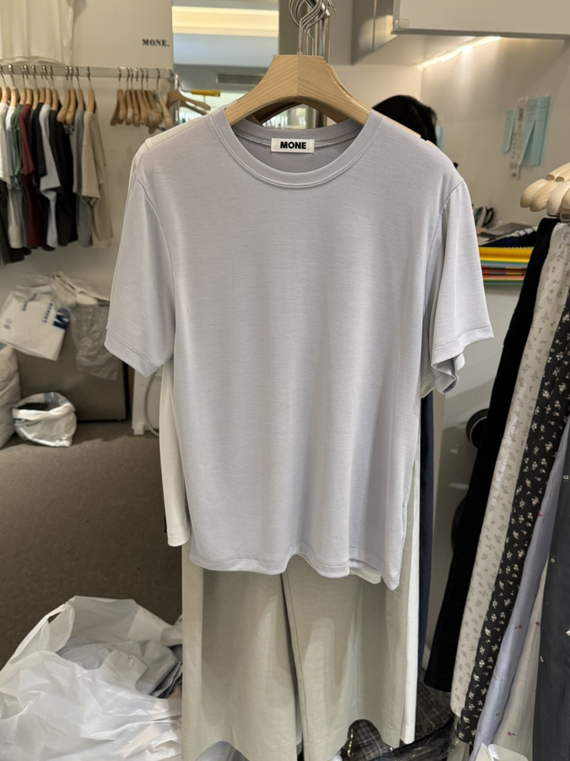 MONE-A東大門代購女士新品職業推薦人氣真品26春夏時尚T恤MONE-AT恤圖色1