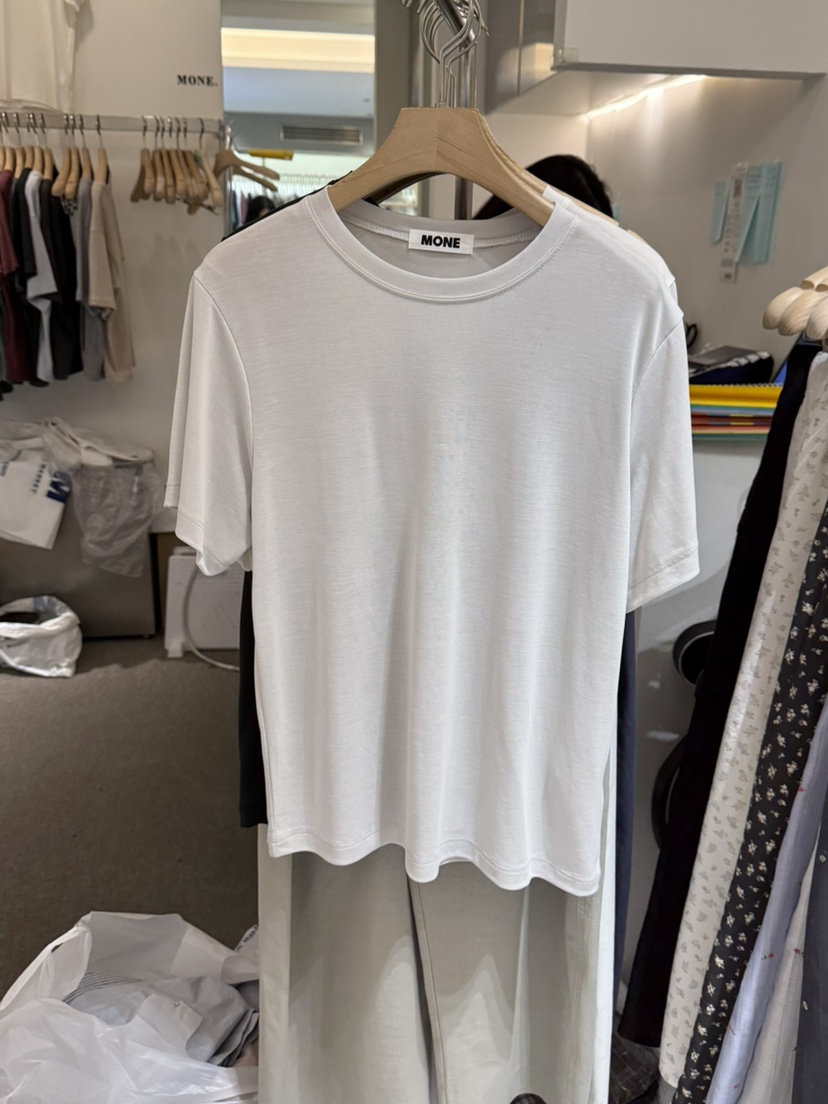 MONE-A東大門代購女士新品職業推薦人氣真品26春夏時尚T恤MONE-AT恤圖色2