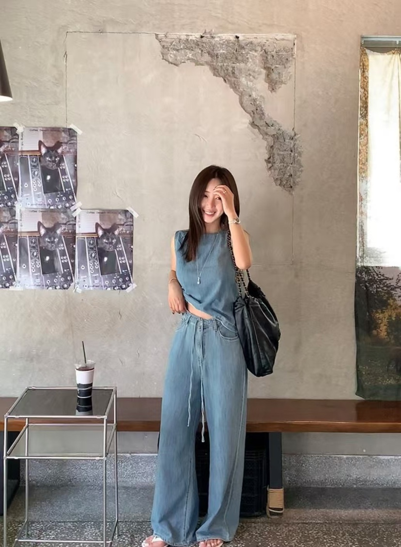 ONDO-P韓國代購女裝新品26春夏人氣職業熱賣休閑推薦牛仔褲ONDO-P牛仔褲